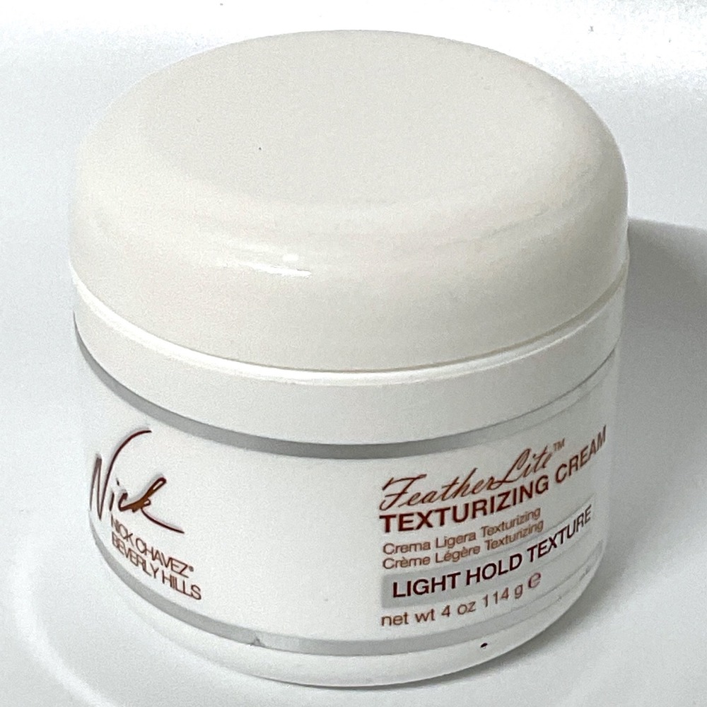Nick Chavez Beverly Hills FeatherLite Texturizing Cream Light Hold 4oz Jar